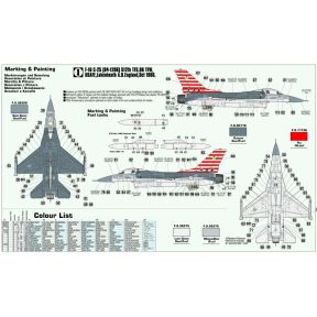 MisterCraft D-64 General Dynamics F-16C-25 Viper Plastic Kit