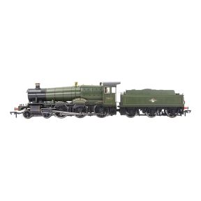 Dapol 4S-001-014 OO Gauge GW Manor 4-6-0 7802 'Bradley Manor' BR Green Late Crest With Cambrian Coast Express Embellishments