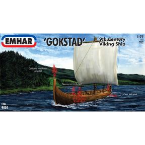 Emhar 9001 Viking Ship Plastic Kit