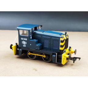 Gaugemaster GM4240402 OO Gauge Class 02 Shunter 02005 BR Blue With Yellow Bufferbeam