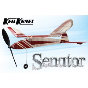 Keil Kraft KK2060 Senator 32 Inch Wingspan Rubber Band Powered Balsa Wood Kit