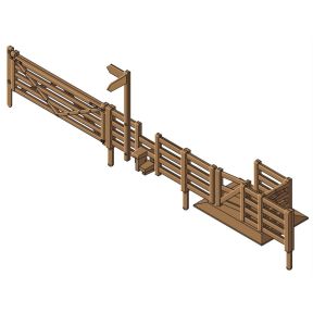 Peco LK12118 TT Gauge Gates And Stiles