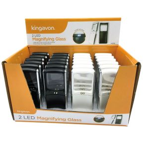 Kingavon MS116 Magnifying Glass with 2 LEDs