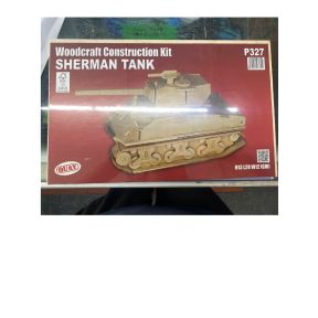 Quay P327 Sherman Tank Woodcraft Construction Kit
