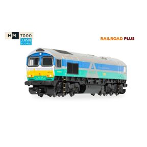 Hornby R30428TXS OO Gauge RailRoad Plus Class 66 66711 'Sence' GBRf Aggregate TXS Sound Fitted