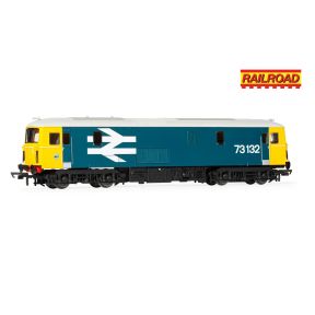 Hornby R30431 OO Gauge RailRoad BR Class 73 73132 BR Large Logo Blue