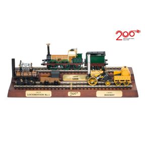 Hornby R30445 OO Gauge Birth of the Railways 200th Anniversary Train Pack - Locomotion, Rocket And Lion
