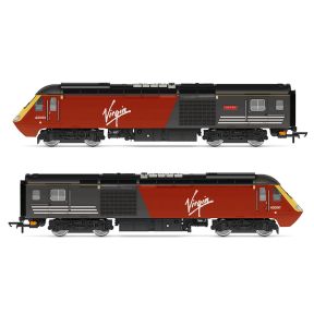 Hornby R30463 OO Gauge Class 43 HST Power Cars 43093 'Lady in Red' And 43097 Virgin