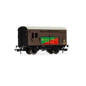 Hornby R60278 OO Gauge GW Horse Box BR Brown Birtram Mills Circus 707
