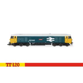 Hornby TT3014 TT Gauge Class 50 50040 'Leviathan' BR Large Logo Blue