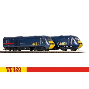 Hornby TT3047 TT Gauge Class 43 HST Power Cars 43120 'National Galleries Of Scotland' And 43115 'Aberdeenshire' GNER