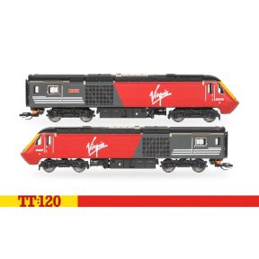 Hornby TT3048 TT Gauge Class 43 HST Power Cars 43097 And 43093 'Lady In Red' Virgin