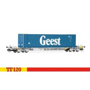 Hornby TT6033 TT Gauge IFA Container Wagon TOUAX Sffgmss GEEST 45ft Container