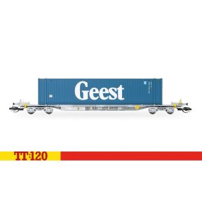 Hornby TT6033 TT Gauge IFA Container Wagon TOUAX Sffgmss GEEST 45ft Container